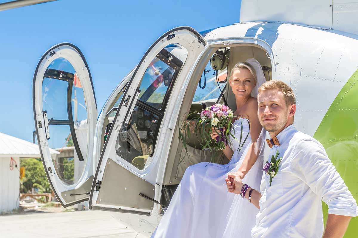 helicopter wedding, wedding transport, elope, elopement, wedding transport